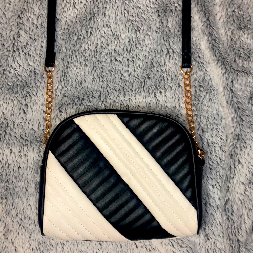 Cute black and white mini bag